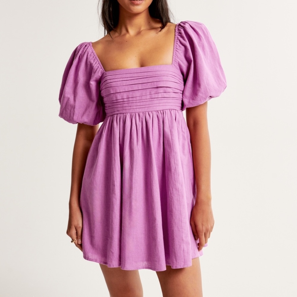 Abercrombie & Fitch Purple Mini Dress